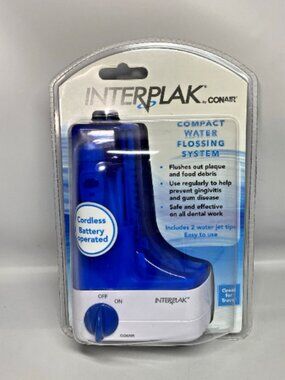 INTERPLAK Conair Compact Dental Water JET Flossing System Model WJX -NEW Sealed